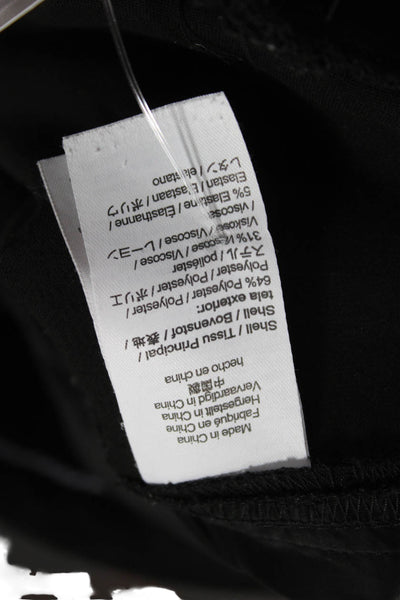 J Crew Womens Black Dress Pants Button Polyester Size 16