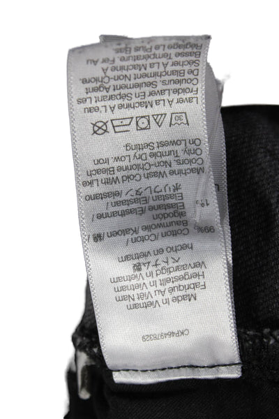 Madewell Womens Straight Jeans Gray Cotton High Rise Inseam 25 Size 32