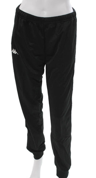 Kappa Unisex Adults Track Pants Black Polyester Size XS