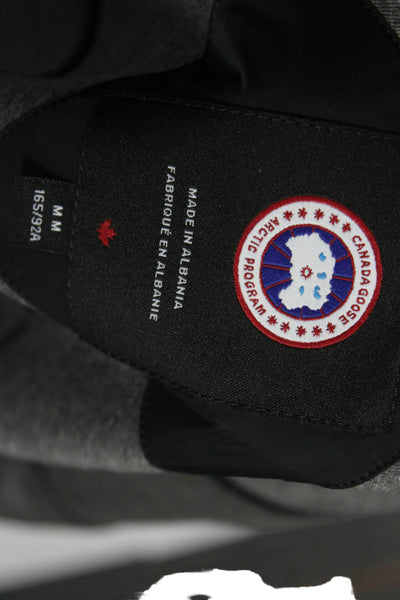 Canada Goose Women Wool Black Snap Jacket Long Sleeve Size M