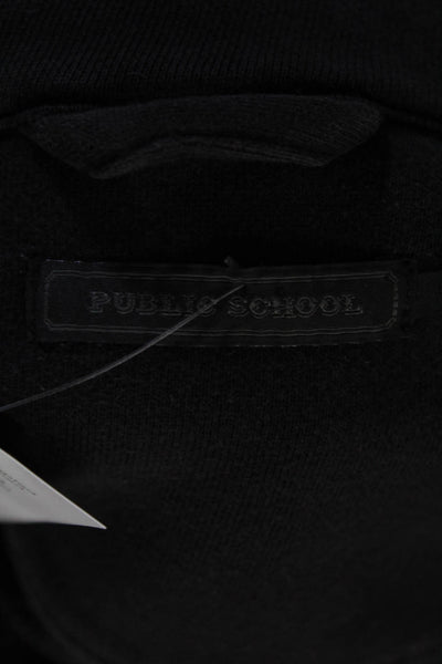 Public School Womens Jacket Black Zip Up Size Medium