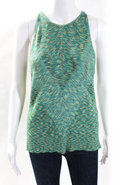 Anthropologie Womens Gemma Kyla Knit Tank Tops Green Size Medium Petite Lot 2