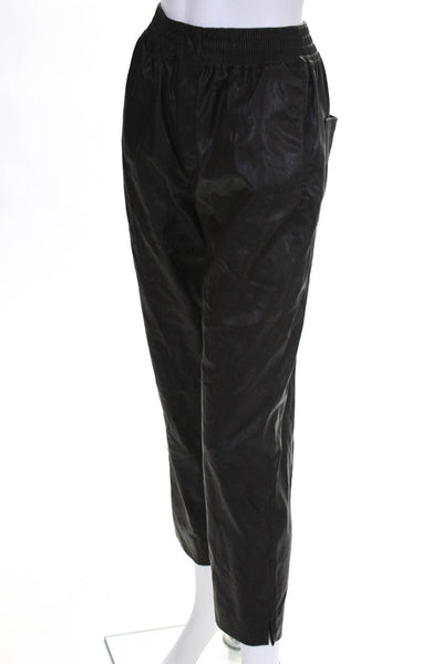 Zara Woman Dark Brown Stretch Cigarette Leg Casual Pants Size S