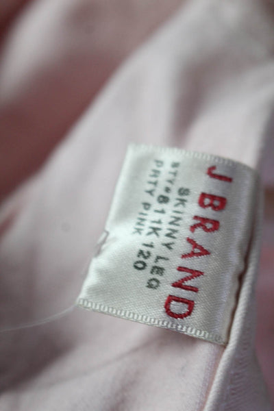 J Brand Pretty Pink Cotton 811K120 Skinny Leg Jeans Size 26
