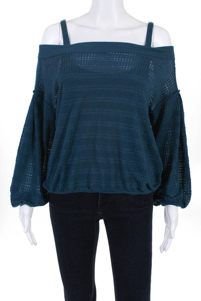 Free People Women's Sistine Hacci Top Green Size Extra Small Lot 2
