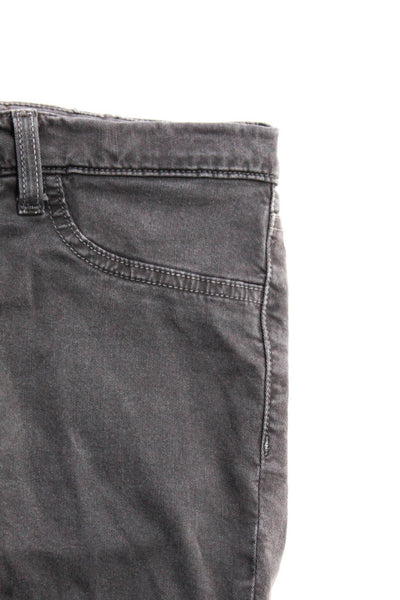 J Brand Gray Denim Slim Cropped Machine Jeans Size 27