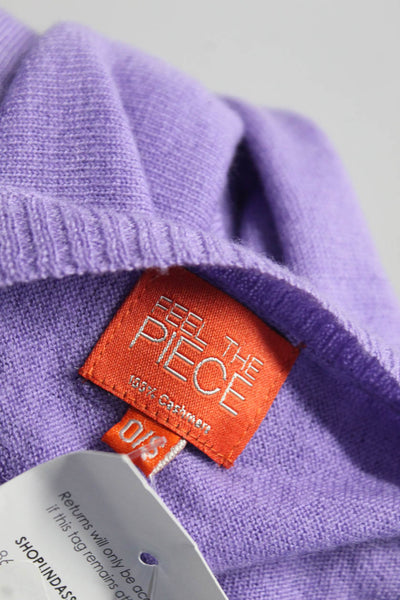 Feel The Piece Light Purple Cashmere Dolman Sleeve Sweater Size One Size