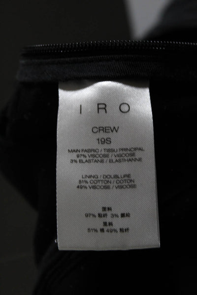 IRO Womens Sleeveless V-Neck Wide Leg Crew Jumpsuit Black Size EUR 38 11310938