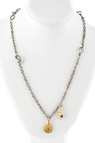 Sally Sohn 14KT Yellow Gold Charm 22.5" Chain Necklace