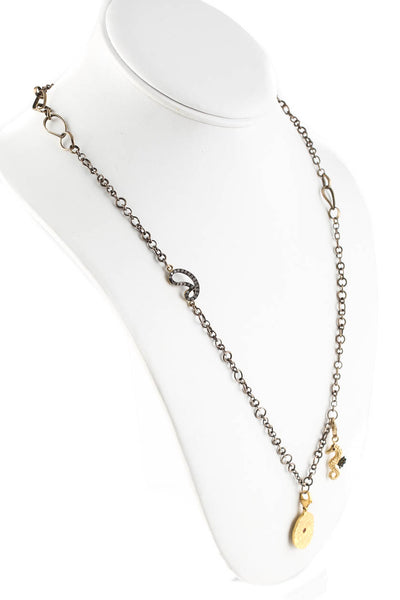 Sally Sohn 14KT Yellow Gold Charm 22.5" Chain Necklace