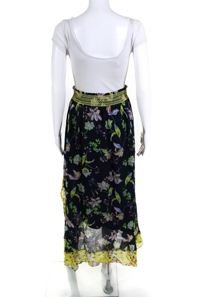Tanya Taylor Womens Garden Print Esmee A Line Skirt Blue Size 10 11155922