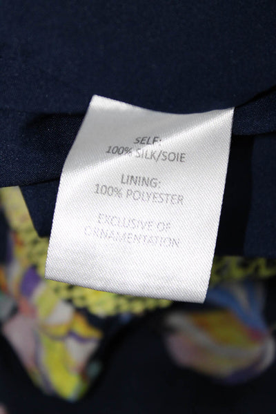 Tanya Taylor Womens Garden Print Esmee A Line Skirt Blue Size 10 11155922