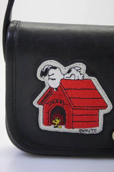 Vintage Coach X Peanuts For Collette Paris LTDE821 Leather Small Crossbody Bag B