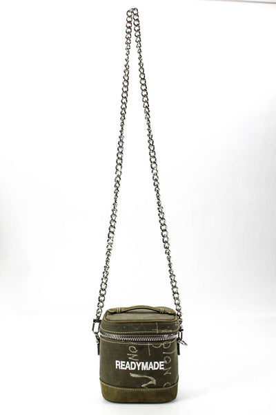 Readymade Vanity Handbag Silver Green