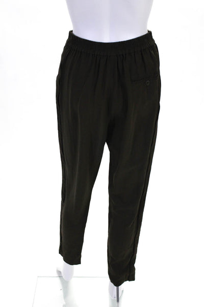 3.1 Phillip Lim Womens Moss Suiting Track Pants Dark Green Size 2 11337959