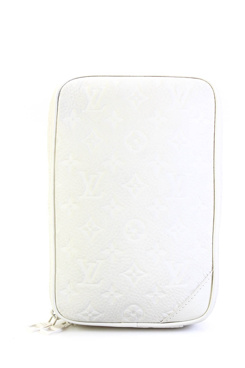Louis Vuitton Mens Leather 2019 Monogram Utility Side Waist Bag White -  Shop Linda's Stuff
