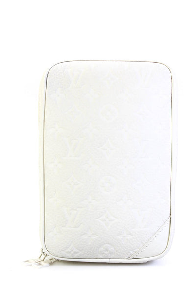 Louis Vuitton 2019 Embossed Monogram Utility Vest - White