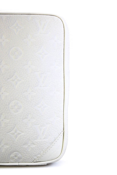 Louis Vuitton Mens Leather 2019 Monogram Utility Side Waist Bag White