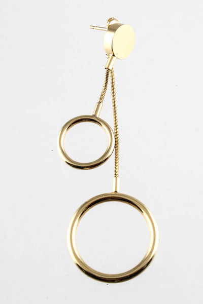 Isabel Marant Gold Cable Hoop Earrings