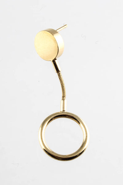 Isabel Marant Gold Cable Hoop Earrings