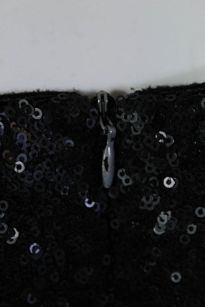 Dress The Population Womens Addison Sequin Sheath Black Size X-Large 10733130