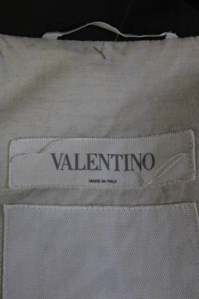 Valentino Womens Rockstud Untitled 03 Field Jacket Green Size European 46