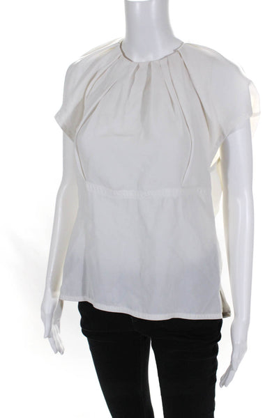 3.1 Phillip Lim Womens Short Sleeve Oversized Blouse Size 6 12646307