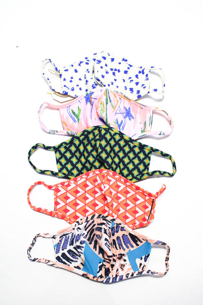 Maaji Womens Calm 5 Pack Face Coverings - Assorted Prints Size One Size