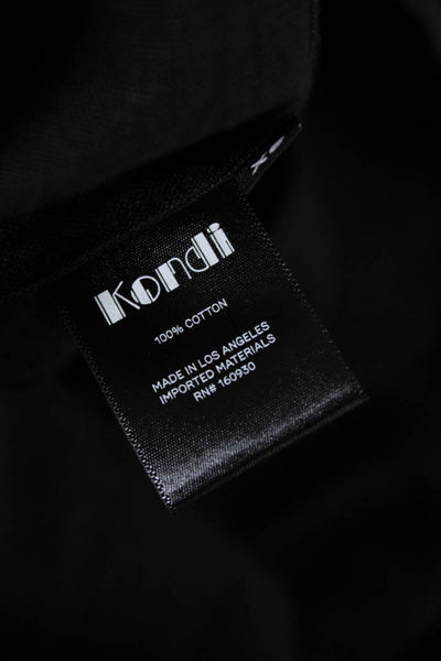 Kondi Womens A-Line Pocket Dress Coal Size XS