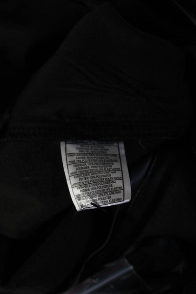 BB Dakota Womens Vegan Leather Paper Bag Pants Black Size 8