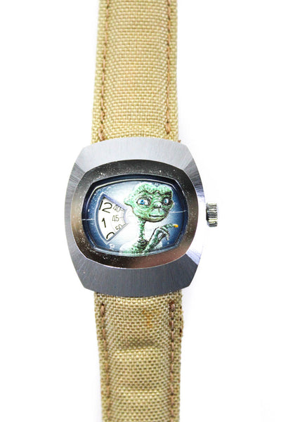 Designer Original Cordura Unisex Waterproof Vintage Watch Beige Silver