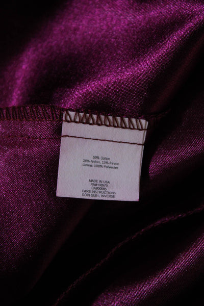 Zac Zac Posen Women's Wine Lace Camisole Empire Waist Dress Size 6