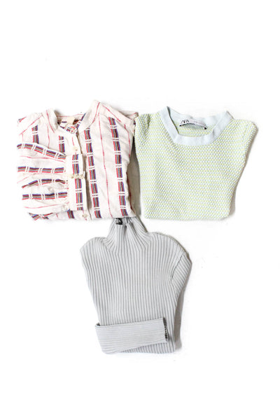 Zara Pilcro Womens Sweaters Shirt Multi Colored Size Extra Small Medium Lot 3