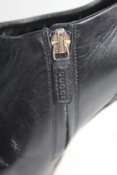 Gucci Womens Peep Toe Platform Stiletto Ankle Booties Black Size 38 8
