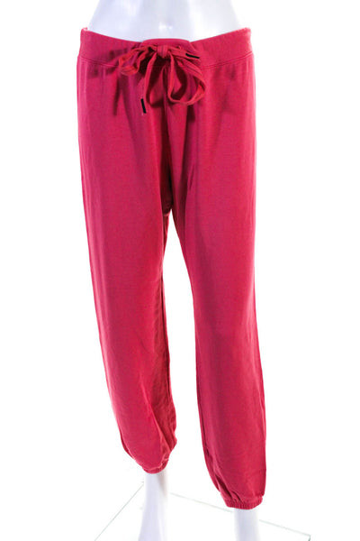 Stateside Women's Long Sleeve Cuffed Sweatpants Set Pink Size Medium Lot 2