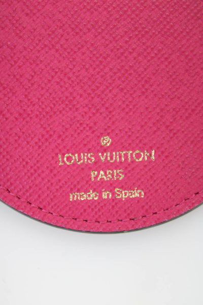 Louis Vuitton Womens Illustre Monogram Travel Bag Charm Keyholder Brown