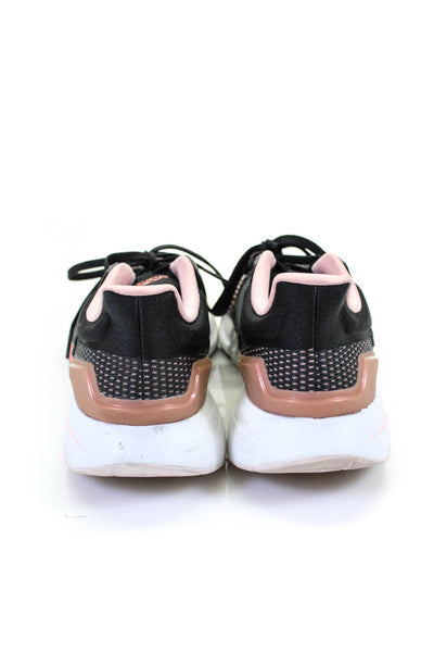 Adidas Women's Athletic Sneaker Shoe Black Pink White Size 8