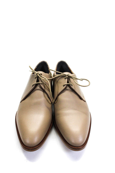 Everlane Womens The Modern Lace Up Oxfords Loafers kahki Size 5