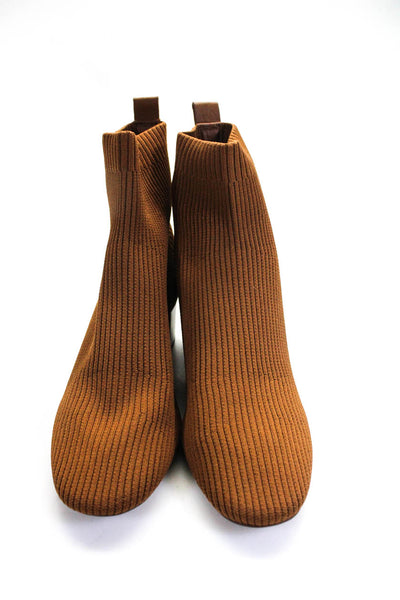 Everlane Womens Knit Day  Weather Boots Toffee Brown Size 6.5