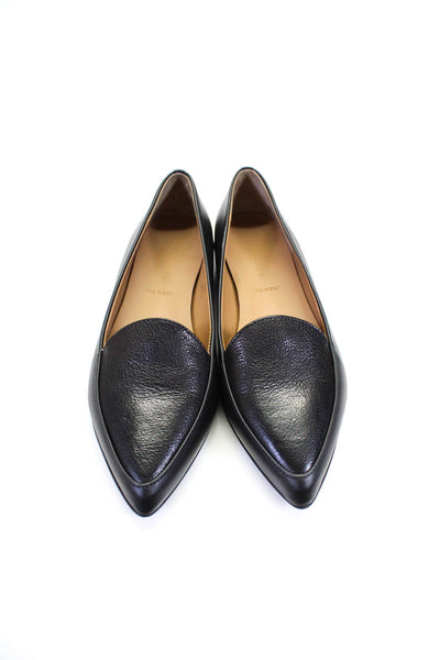 Everlane Womens The Tassel Modern Oxfords Loafers Black Size 7