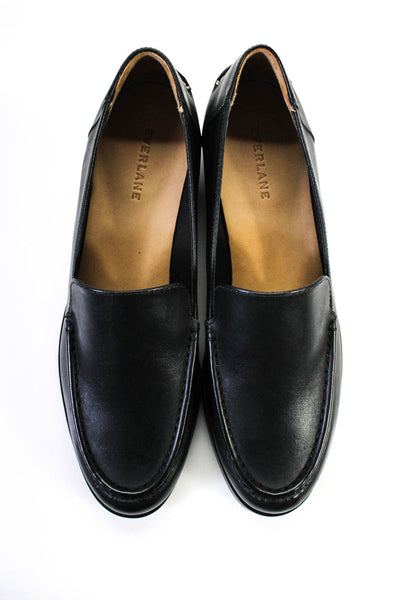 Everlane Womens The New Modern Oxfords Loafers Black Size 9.5
