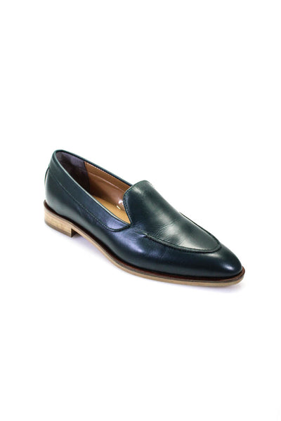 Everlane Womens The Modern Oxfords Loafers Green Size 5