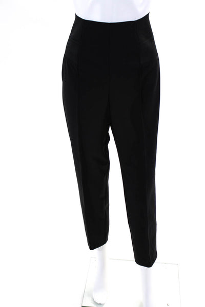 Lafayette 148 New York Womens High Rise Pleated Dress Pants Black Size XL