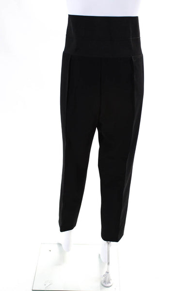 Lafayette 148 New York Womens High Rise Pleated Dress Pants Black Size XL