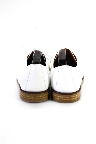 Everlane Womens The Modern Oxfords Loafers White Size 5