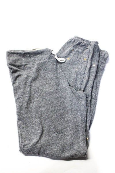 Monrow Womens Short Sleeve Tee Shirt Sweatpants Gray Size Small Medium Lot 2