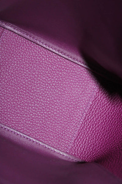 Fontana Milano Womens Tum Tum Mini Tote Handbag Purple