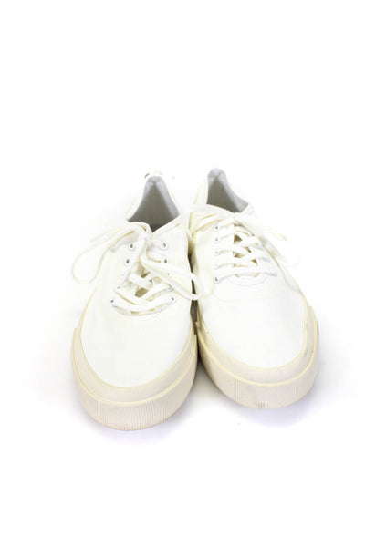 Everlane Womens Recycled Cotton The Forever Sneaker Tennis Sneakers White 9