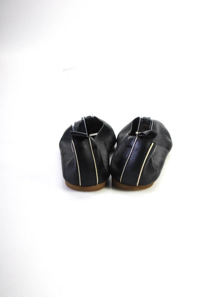 Everlane Womens Leather  Ballet Flats Black 7.5