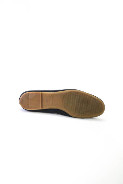 Everlane Womens Leather  Ballet Flats Black 7.5